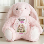Custom Easter Bunny Plush - Personalized Birthday Gifts For Mom, Grandma - Love Wrapped In A Hug
