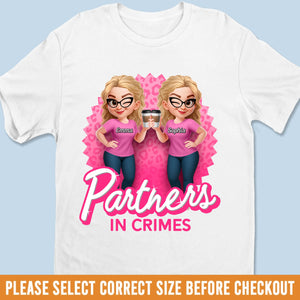 Custom Unisex T-shirt, Premium T-shirt, Hoodie - Personalized Best Friend Birthday Gifts For Women, Besties, Sisters, BFF - Forever Besties In Style