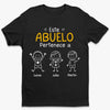 Camiseta Unisex Personalizada, Camiseta Premium, Sudadera con Capucha - Regalos Personalizados de Cumpleaños para Papá, Abuelo - Este Abuelo Pertenece A