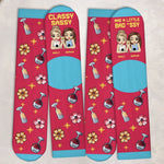 Custom Crew Socks - Personalized Best Friend Birthday Gifts For Women, Besties, Sisters, BFF - Too Cool For The Rules
