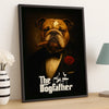 Custom Photo Vertical Poster - Personalized Birthday  Gifts For Dog Cat Lovers, Dog Dad And Mom, Cat Owners - Too Classy For Fetch