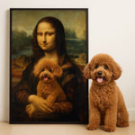 Custom Photo Vertical Poster - Personalized Birthday  Gifts For Dog Lovers, Dog Dads, Dog Moms - Classic Art, Modern Bark