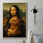 Custom Photo Vertical Poster - Personalized Birthday  Gifts For Dog Lovers, Dog Dads, Dog Moms - Classic Art, Modern Bark