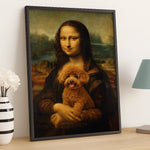 Custom Photo Vertical Poster - Personalized Birthday  Gifts For Dog Lovers, Dog Dads, Dog Moms - Classic Art, Modern Bark