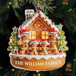 Custom Acrylic Ornament - Personalized Christmas Birthday Gifts For Mom, Dad, Kids - Sweetest Holiday With Family