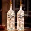 Custom Bottle Lamp - Personalized Best Friend Birthday Gifts For Women, Besties, Sisters, BFF - Friendship That Grows With Time