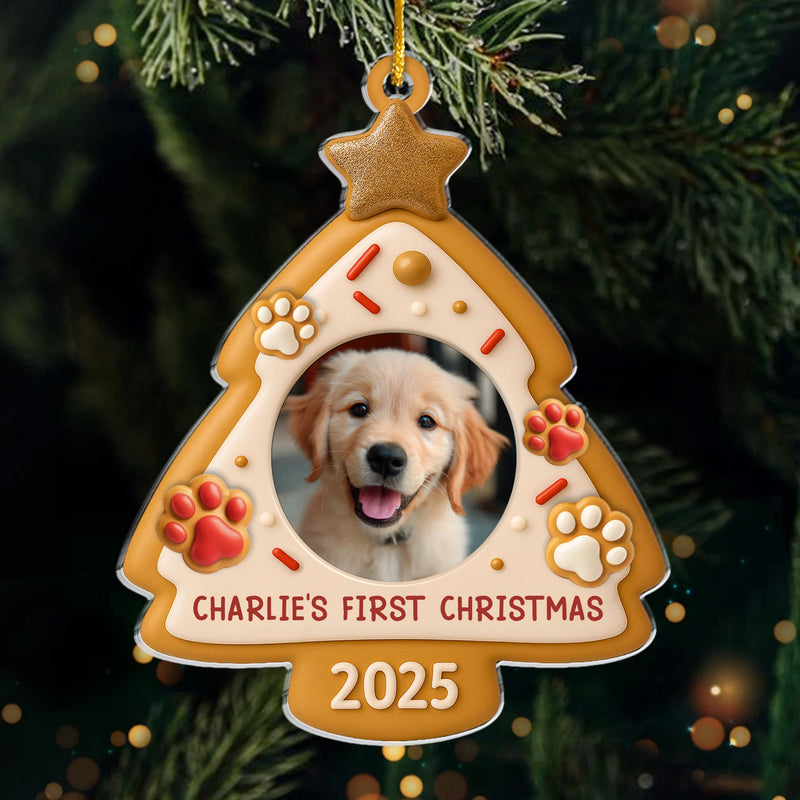 Custom Photo Acrylic Ornament - Personalized Christmas Birthday Gifts For Dog Lovers, Dad, Mom - Santa, I’ve Been A Good Pup