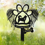 Custom Metal Garden Stake - Personalized Pet Memorial Sympathy Gifts For Dogs, Cats - Forever In Our Hearts