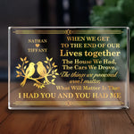 Custom Rectangle Shaped Acrylic Plaque - Personalized Anniversary Wedding Gifts For Husband And Wife, Him And Her - Our Love, Our Legacy