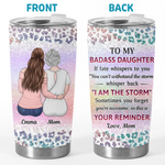 Custom Tumbler - Personalized Birthday Gifts For Mom, Daughter - Unstoppable Like You Are