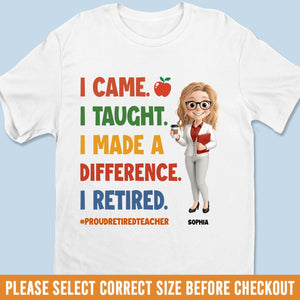 Custom Classroom Decor Unisex T-shirt, Premium T-shirt, Hoodie - Personalized Retirement Gifts For Teachers - Life After The Last Lesson