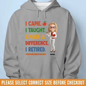 Custom Classroom Decor Unisex T-shirt, Premium T-shirt, Hoodie - Personalized Retirement Gifts For Teachers - Life After The Last Lesson