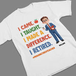 Custom Classroom Decor Unisex T-shirt, Premium T-shirt, Hoodie - Personalized Retirement Gifts For Teacher - Life After The Last Lesson