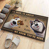 Custom Home Decor Decorative Mat - Personalized Birthday Gifts For Dog Lovers, Dog Dad And Mom - Spoilin’ My Pup Daily