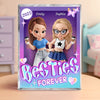 Custom Rectangle Shaped Acrylic Plaque - Personalized Best Friend Birthday Gifts For Women, Besties, Sisters, BFF - Besties Forever Stronger Together