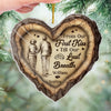 Custom Acrylic Ornament - Personalized Anniversary Christmas Wedding Gifts For Husband And Wife, Him And Her - Together In Heart And Soul