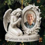 Custom Photo Acrylic Ornament - Personalized Memorial Sympathy Gifts For Loss Of Mom, Dad - A Beautiful Soul Remembered