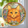 Custom Photo Window Hanging Suncatcher Ornament - Personalized Pet Memorial Sympathy Gifts For Dogs, Cats - Furry Friend, Sunny Window