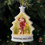 Custom Acrylic Ornament - Personalized Anniversary Christmas Wedding Gifts For Husband, Wife, Couple - Love At Every Season