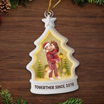 Custom Acrylic Ornament - Personalized Anniversary Christmas Wedding Gifts For Husband, Wife, Couple - Love At Every Season