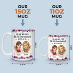 Custom Mug - Personalized Best Friend Birthday Gifts For BFF, Besties, Sisters - Partners In Wine And Chaos