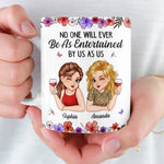 Custom Mug - Personalized Best Friend Birthday Gifts For BFF, Besties, Sisters - Partners In Wine And Chaos