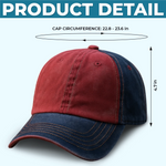 Custom Embroidered Effect Washed Denim Baseball Cap - Personalized Birthday Gifts For Cat Lovers, Cat Mom And Dad - Cat Dad Vibes Only