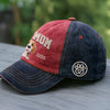 Custom Embroidered Effect Washed Denim Baseball Cap - Personalized Birthday Gifts For Dog Cat Lovers, Dog Dad And Mom, Cat Owners - Best Dog Mom Ever