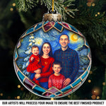 Custom Family Photo Christmas Gifts - Personalized Ornament