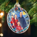 Custom Family Photo Christmas Gifts - Personalized Ornament