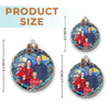 Custom Photo Acrylic Ornament - Personalized Christmas Birthday Gifts For Mom, Dad, Kids - Our Starry Christmas