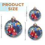 Custom Family Photo Christmas Gifts - Personalized Ornament