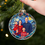Custom Family Photo Christmas Gifts - Personalized Ornament