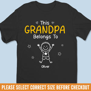 T-shirt unisexe personnalisé, t-shirt premium, sweat à capuche – Cadeaux d'anniversaire personnalisés pour papa et grand-père – Promu grand-père