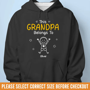 T-shirt unisexe personnalisé, t-shirt premium, sweat à capuche – Cadeaux d'anniversaire personnalisés pour papa et grand-père – Promu grand-père