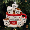 Custom Acrylic Ornament - Personalized Christmas Birthday Gifts For Grandpa, Grandma - Our Little Marshmallows