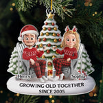 Custom Acrylic Ornament - Personalized Anniversary Christmas Wedding Gifts For Couple - Forever My Christmas Date