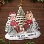 Custom Acrylic Ornament - Personalized Anniversary Christmas Wedding Gifts For Couple - Forever My Christmas Date