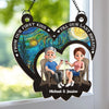 Custom Window Hanging Suncatcher Ornament - Personalized Anniversary Wedding Gifts For Husband And Wife, Him And Her - You’re My Forever Home