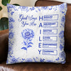 Custom Pillow - Personalized Best Friend Birthday Gifts For Women, Besties, Sisters, BFF - Blessed And Chosen