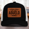Sombrero Con Parche De Cuero Con Forma Personalizada - Regalos De Cumpleaños Personalizados Para Papá, Abuelo - Abuelo Cariñoso Siempre A Tu Lado