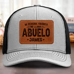 Sombrero Con Parche De Cuero Con Forma Personalizada - Regalos De Cumpleaños Personalizados Para Grandpa - Abuelo Cariñoso Siempre A Tu Lado