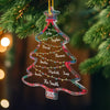 Custom Acrylic Ornament - Personalized Christmas Birthday Gifts For Mom, Dad, Kids - Family Roots, Festive Fruits