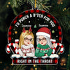 Custom Acrylic Ornament - Personalized Christmas Best Friend Birthday Gifts For Women, Besties, Sisters, BFF - Partners In Crime And Wine
