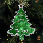 Custom Acrylic Ornament - Personalized Christmas Birthday Gifts For Mom, Dad, Kids - A Tree Full Of Memories