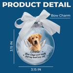 Custom Photo Ornament Ball - Personalized Pet Memorial Sympathy Gifts For Dog Lovers - Until We Meet Again