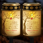Custom Solar Stake Lights - Personalized Memorial Sympathy Gifts For Family - Love’s Light Never Fades