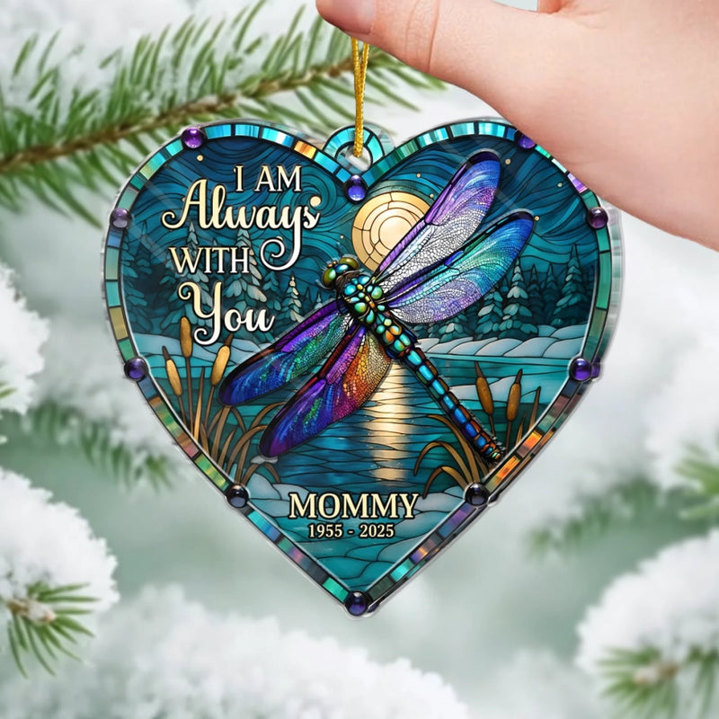 Custom Acrylic Ornament - Personalized Christmas Memorial Sympathy Gifts For Mom - Guided By Your Spirit