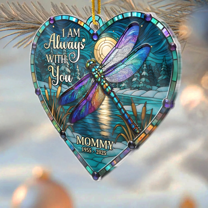 Custom Acrylic Ornament - Personalized Christmas Memorial Sympathy Gifts For Mom - Guided By Your Spirit