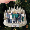 Custom Photo Acrylic Ornament - Personalized Christmas Birthday Gifts For Mom, Dad, Kids - Our Winter Wonderland